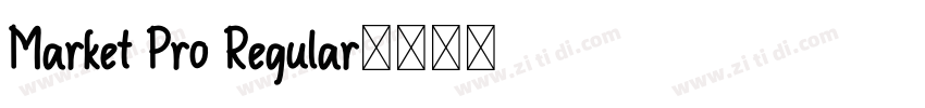 Market Pro Regular字体转换